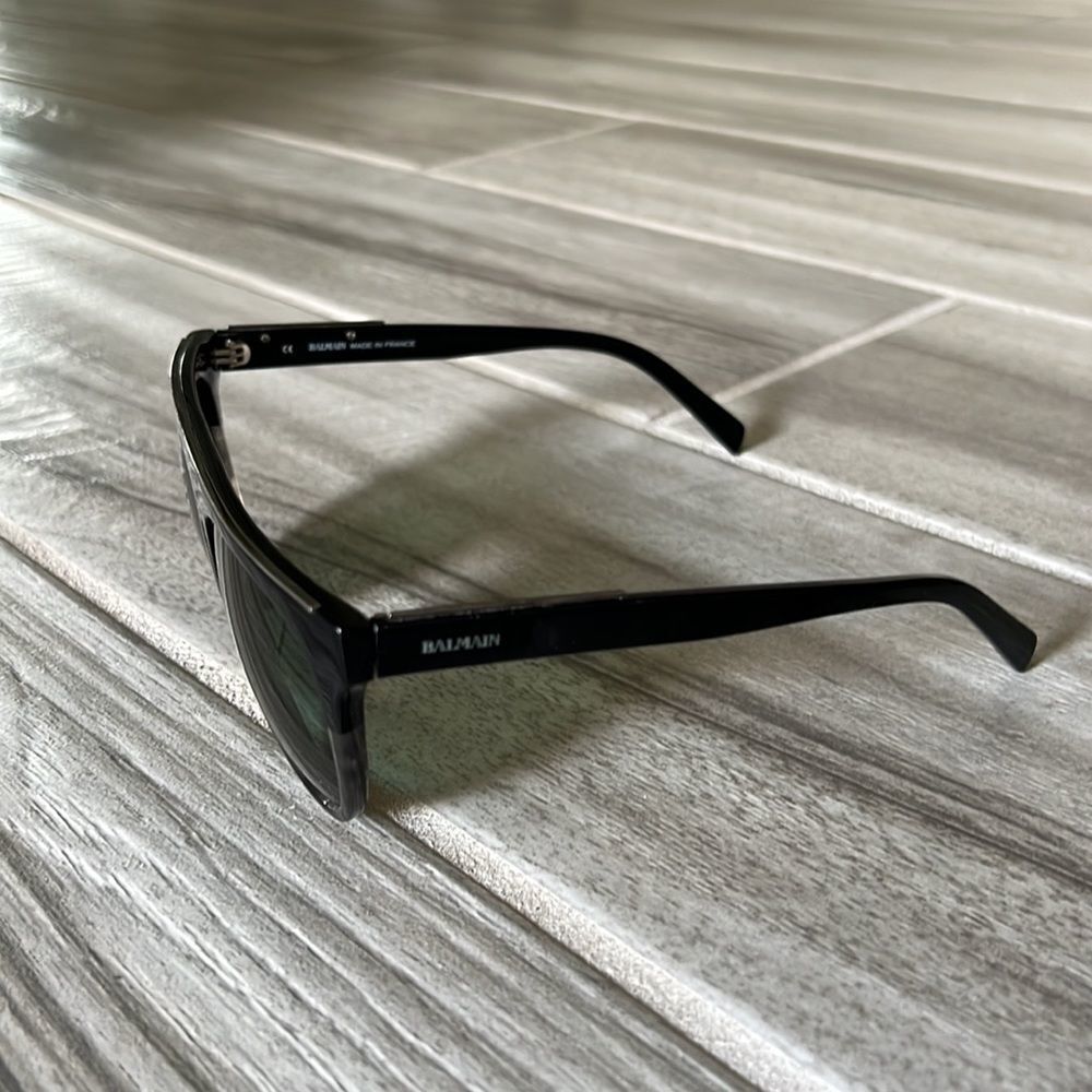 Balmain Paris Black/Grey/Silver Sunglasses Glasses - Picture 4 of 7